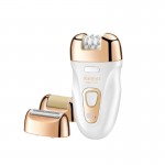 Αποτριχωτική Συσκευή 3 σε 1 με Εναλλάξιμες Κεφαλές USB Kemei