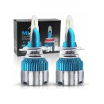 Ultra Compact Φώτα LED Αυτοκινήτου 2 X 30W H7 12V,24V IP65 Headlight (60W 6000LM) 6500K mi2