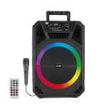 Ασύρματο Ηχείο Bluetooth Karaoke με Φωτισμό LED RGB και Ενσύρματο Μικρόφωνο