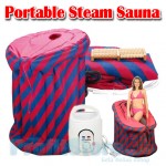 Φορητή Ατομική Σάουνα Ατμού με Αδιάβροχη Ολόσωμη Καμπίνα Steam Spa Sauna