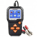 Ψηφιακό Battery Tester 6V/12V με Κροκοδειλάκια – Για Αυτοκίνητα, Μηχανές & Μπαταρίες AGM/GEL - Konnwei