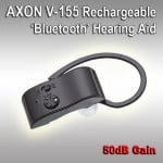 Επαναφορτιζόμενο Ακουστικό Ενίσχυσης της Ακοής & Βοήθημα Βαρηκοΐας Axon® V-155