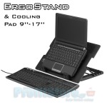 Βάση Εργασίας και Σύστημα Ψύξης Φορητού Υπολογιστή ErgoStand 9 έως 17 Laptop