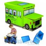 Κουτί αποθήκευσης παιχνιδιών - Κάθισμα - Σχολικό Λεωφορείο