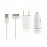 Φορτιστής Ρεύματος και Αυτοκινήτου για iPhone 3GS ,4S, 4G