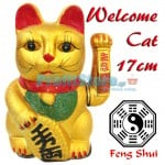 Χρυσή Γάτα Καλωσορίσματος - Feng Shui Welcome Cat 17cm