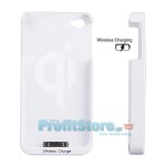 Θήκη Ασύρματης Φόρτισης Qi Wireless Charging Case για iPhone 4,4S White