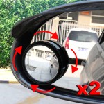 Βοηθητικός Καθρέφτης Αυτοκινήτου Περιστρεφόμενος Νεκρού Σημείου - Σετ με 2 Καθρέπτες