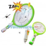 Ηλεκτρικό Εντομοκτόνο Ρακέτα Κουνουπιών - Μυγοσκοτώστρα Επαναφορτιζόμενη με Φακό LED