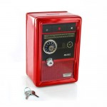 Κουμπαράς - Χρηματοκιβώτιο με Συνδυασμό και Κλειδί Ασφαλείας Retro Radio