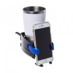 Πρακτική Ποτηροθήκη και Βάση Κινητού Αυτοκινήτου 2 σε 1