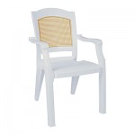 Πλαστική Καρέκλα Λευκή  Modern-15340
