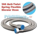 Επαναστατικό Σπιράλ Τηλεφώνου Μπάνιου Ελατήριο - Anti-twisting Spring Flexible Shower Hose