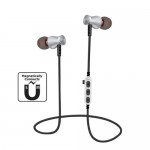 Μαγνητικά Ασύρματα Ακουστικά με micro SD Θύρα - Deepbass In-Ear Metal Bluetooth Headset Stereo