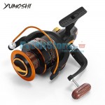 Μηχανισμός για Καλάμι Ψαρέματος με 13 Ρουλεμάν & Οδηγό Πετονιάς Yumoshi AX-8000