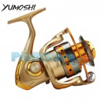 Μηχανισμός για Καλάμι Ψαρέματος με 12 Ρουλεμάν & Οδηγό Πετονιάς Yumoshi HF-7000