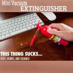 Μίνι Ηλεκτρική Σκούπα Dust Extinguisher Γραφείου Πυροσβεστήρας - Εξαφανίστε Σκόνη & Ψίχουλα