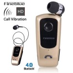 Ακουστικό Bluetooth Handsfree με Δόνηση & Επεκτεινόμενο Καλώδιο Fineblue