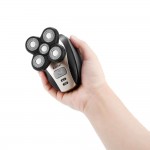 Compact Ξυριστική - Κουρευτική - Trimmer Επαναφορτιζόμενη Μηχανή 5 Κεφαλών Kemei - Mens Care