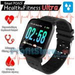 Αδιάβροχο Ρολόι Smart Watch Βιομετρικό & Αθλητικό με Πιεσόμετρο, Οξύμετρο, Μέτρηση Βημάτων, Καρδιακών Παλμών & Ποιότητας Ύπνου - Activity Tracker