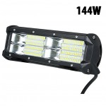 Αδιάβροχος Προβολέας με 48 LED - Μπάρα Αυτοκινήτου, Φορτηγού, Jeep 144W 6000K 12V