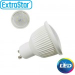 Λαμπτήρας LED ExtraStar 5,5W GU10 με Θερμό Φως