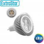 Λαμπτήρας LED ExtraStar 3W MR16 με Θερμό Φως