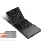 Ασύρματο Αναδιπλούμενο Πληκτρολόγιο με Touchpad Bluetooth - με Ελληνικούς Χαρακτήρες Foldable Keyboard RF1001