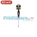 Μαγνητικό Κατσαβίδι Liyset με Ίσια Μύτη 5x75mm