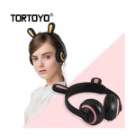 Ασύρματα Ακουστικά με Bluetooth & Φωτισμό - Led Wireless Rabbit Ear Headphones