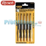 Κατσαβίδια Ίσια και Phillips Ακριβείας Liyset - Σετ 5 Τεμαχίων