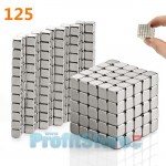 Πανίσχυροι Μαγνητικοί Κύβοι Σετ 125 Τεμαχίων για Ατελείωτες Ώρες Καλλιτεχνικής Δημιουργίας - Fidget Magnetic Cubes