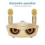 Φορητό Ηχοσύστημα Bluetooth USB/SD Karaoke Με 2 Μικρόφωνα Mp3 Player - Multimedia Speaker