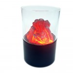 Εντυπωσιακό Φωτιστικό Flame Wood με Εφέ Αναμμένου Ξύλου 15510