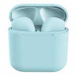 Ασύρματα Ακουστικά Αφής - inPods 12 Bluetooth Earphones With Charging Box με Αυτόματη Σύνδεση Pop-up στο Κινητό - Γαλάζια Macaron