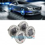 Ηλιακό Φωτιστικό LED RGB για Ζάντα - Ρόδα Αυτοκίνητου -  Σετ 4 Τεμαχίων