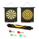 Μαγνητικός Στόχος Διπλής Όψης με 4 βελάκια 38x32εκ. 24185