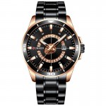 Ανδρικό Ρολόι Curren Black - Analog Quartz Mens Wristwatch