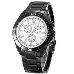 Κλασσικό Ρολόι Χεριού Curren Black-White - Luxury Men’s Sports Quartz Watches Stainless Steel