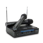 Επαγγελματική Συσκευή Karaoke VHF με Δύο Ασύρματα Μικρόφωνα - DIGITAL WVNGR