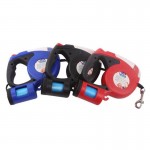 Ρυθμιζόμενο Λουράκι Σκύλου με Αυτόματο Μάζεμα 3m, Σακουλίτσες για Ακαθαρσίες & LED Φως