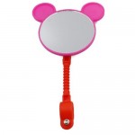 Ευλύγιστος Καθρέπτης Τιμονιού Ποδηλάτου Στρογγυλός με Αυτάκια 24363