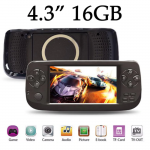 Ρετρό Κονσόλα Παιχνιδιών PAP KIII 4.3 ιντσών HD με Ενσωματωμένα 3000 Κλασικά παιχνίδια 64 bit & Υποστήριξη AV