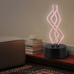 Διακοσμητικό Περιστρεφόμενο Κινούμενο Φωτιστικό με Εναλλασσόμενα Χρώματα & Κουμπί Αφής - Seven Color LED Light