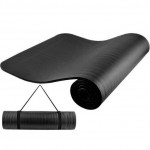 Παχύ - Μαλακό Στρώμα Ασκήσεων Γυμναστικής 182x62x1cm - Yoga Mat Μαύρο