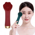 Βούρτσα Σιλικόνης με Επιδερμικούς Ηχητικούς Παλμούς για Άψογο Καθαρισμό & Μασαζ Προσώπου USB - Cat Claw Cleanser Κόκκινο