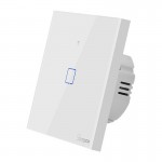 Έξυπνος Διακόπτης Τοίχου WiFi για Φώτα SONOFF T0EU 1C TX - Google Home, Alexa – Λευκό