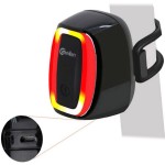 Επαναφορτιζόμενο Οπίσθιο Αδιάβροχο Φανάρι - Φως Ποδηλάτου LED με 6 Λειτουργίες Φωτισμού