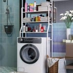 Μεταλλική Ραφιέρα Μπάνιου 3 Επιπέδων για το Πλυντήριο - Laundry Rack Stainless Steel Λευκό