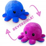 Λούτρινο Παιχνίδι Χταπόδι που Αλλάζει Διάθεση - Mood Swings Reversible Happy , Angry Octopus Σκούρο Μπλε , Μωβ